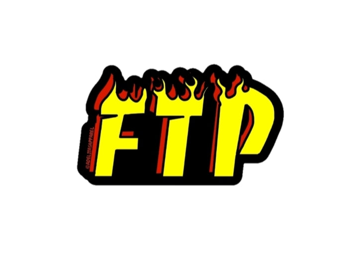 Ftp Logo Sticker FTP – Barrio Drive