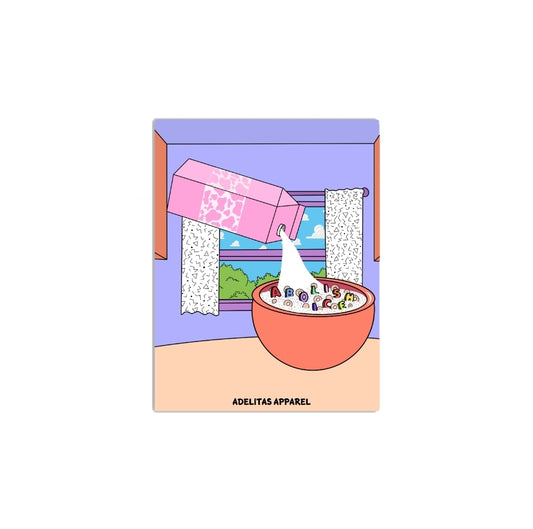 Abolish ICE Cereal sticker