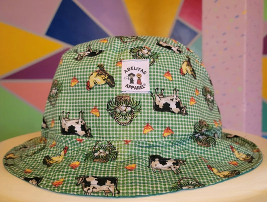 Chicks and Cows Farm Bucket Hat