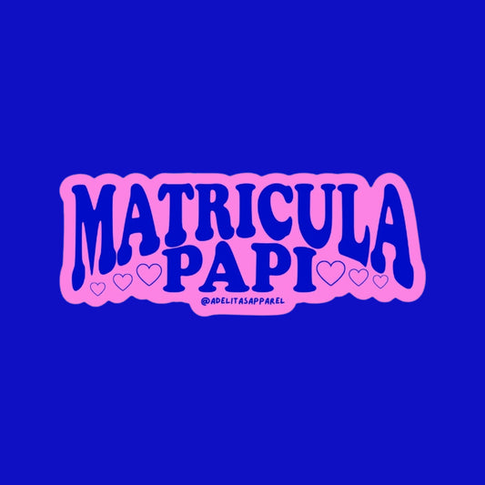 Matricula Papi sticker