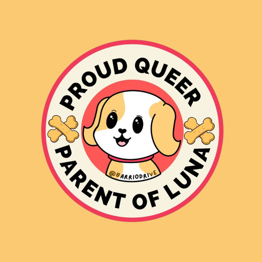 Proud Queer Parent Of Luna Sticker